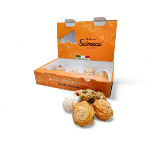 Scatola da 500gr con paste di Mandorle miste